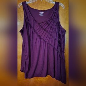 Lane Bryant Asymmetrical Hem Tank Siz 18/20